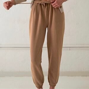 Thakoon Sweatpants Small Lightweight Brushed Camel Jogger